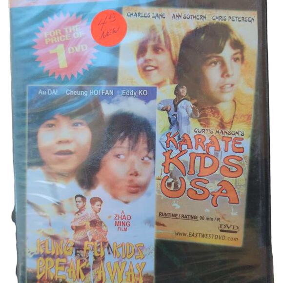 Martial Arts Double Feature Kung Fu Kids / Karate Kids USA DVD Movie Set - Picture 4 of 4